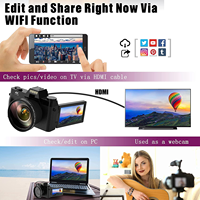 Appareil Photo Numérique Professionnel 4K de 48 Mégapixels, Caméra Numérique Portable HD pour Photos en Accéléré