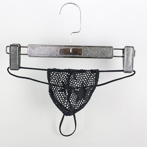 Sous-vêtements pour hommes : String sexy en maille transparente à imprimé Y, style filet, pour soirées en boîte de nuit - Product Image 2