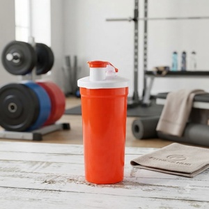 Gobelet en plastique PP durable avec couvercle, réutilisable, de qualité alimentaire, léger, pour la maison, le bureau et l'école - Product Image 1