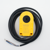 Capteur de proximité inductif annulaire industriel IP67 pour la détection de métaux et de petites billes d'acier, résolution 1 mm, sensibilité réglable