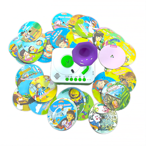 Kinderen Grammofoon Met Flash-Kaarten Kinderen Leren Speelgoed Cadeau Voor De Kinderen Fonograaf Oem/Odm Aangepaste Talen - Product Image 1