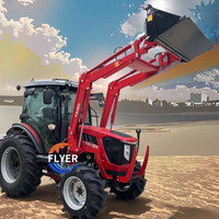 Équipement agricole Coc/ce, tracteur à 4 cylindres, 90 CV, avec cabine