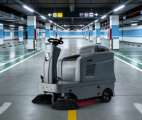 Balayeuse de voirie extérieure à batterie pour le nettoyage des parkings, usines, entrepôts et espaces commerciaux