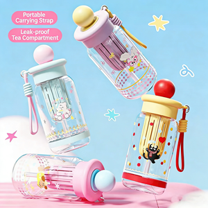 500ml Food Grade <b>Plastic</b> <b>Straw</b> Cup Classic Design for Children Gym Sports High Temperature Resistant Eco-Friendly Lid Direct - Product Image 3