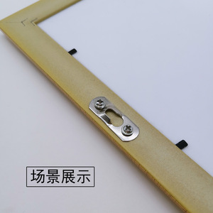 Stainless Steel Hanging <b>Mounting</b> Hardware For Photo <b>Frames</b> Calligraphy Painting <b>Frames</b> Rectangular Silver Durable - Product Image 4
