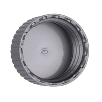 Vente en gros de plastique Pp 31mm * 17mm 28/410 bouchon de bouteille de sport en plastique vis en plastique lisse bouchon de bouteille à vis nervurée