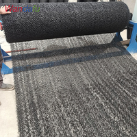 Matériau de stabilisation de pente en PP, géocomposite, géomate 3D, tapis anti-érosion, protège les graines d'herbe, favorise la croissance, pour la stabilisation des sols