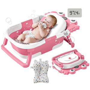 <span class=keywords><strong>Bañeras</strong></span> plegables Premium <span class=keywords><strong>para</strong></span> bebés <span class=keywords><strong>para</strong></span> recién <span class=keywords><strong>nacidos</strong></span> Productos de baño con diseño de detección de temperatura - Product Image 1
