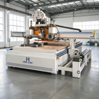Centre d'usinage CNC ATC pour le bois 1325 1530, machine de fraisage ATC 8 outils avec commande Syntec pour la production de meubles