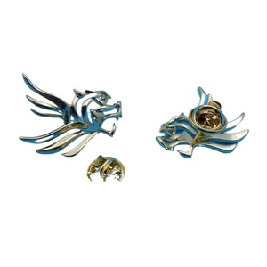 Broche 3D con Cabeza de Leopardo Abstracta, Cobre Puro Electrochapado en Oro y Plata, Accesorio para Traje con Forma de Animal, Corsage, Regalo Unisex - Product Image 5