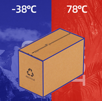 Cajas Rígidas Corrugadas Reciclables de 3 mm de Grosor para Logística de Comercio Electrónico, Empaque de Alimentos y Uso en Regalos