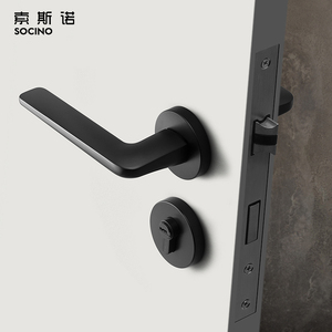 มืออาชีพการออกแบบที่ทันสมัยโลหะผสมสังกะสีคันโยกประเภทล็อคประตูและชุดมือจับสําหรับห้องนอนบ้านโรงแรม - Product Image 6