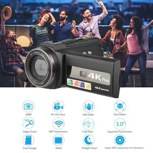 4K Video Camera Camcorder 16X Zoom Night Sight 48MP Recorder Digital Video Camera