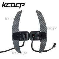 Manette de vitesse d'extension de changement de vitesse en Fiber de carbone adaptée pour Benz GLC200 GLC260 GLC300 GLC X253 W206 W205 W204 w212 volant