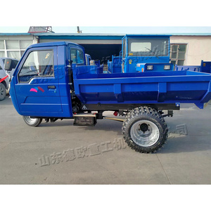 Tricycle cargo diesel à cabine, benne hydraulique, 3 <span class=keywords><strong>roues</strong></span>, pour la construction et l'agriculture, vente directe usine - Product Image 2