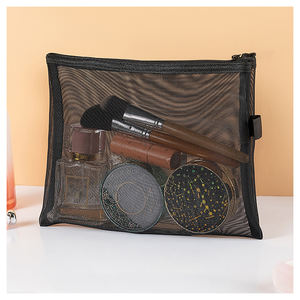 Offres Spéciales <span class=keywords><strong>Grenadine</strong></span> clair sac cosmétique trousse de maquillage avec fermeture éclair avec différentes tailles - Product Image 5