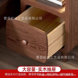 En stock: Mesita de noche mini de madera, mesita de noche ultraestrecha de estilo nórdico, mini mesa auxiliar para dormitorios pequeños. - Product Image 3