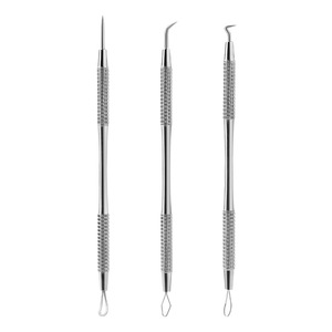 Kit d'aiguilles d'extraction de points noirs de haute qualité pour l'extraction des boutons, outils d'élimination des points noirs de qualité professionnelle pour salon de beauté. - Product Image 5