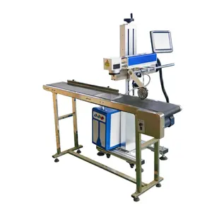 EARAIN BSL controller 20w 30w 50w flying laser marking machine for assembly line flow line pvc pipe