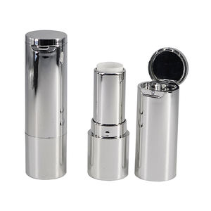 Tube de rouge à lèvres rond Design miroir, emballage de luxe avec miroir supérieur, Logo personnalisé, étiquette privée - Product Image 1