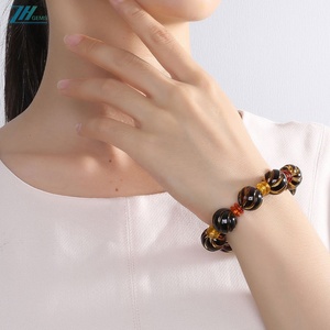 Natürliche Ostsee Kein optimiertes Bernstein-Dreh armband Bernstein perlen Über 15 mm Heil perlen armband - Product Image 6