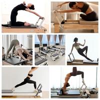 Reformer de Pilates en alliage d'aluminium durable pour usage commercial avec lit de base pour studios de Pilates, salles de sport et musculation - Garantie 5 ans