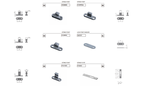 Bộ theo dõi cửa chuồng im lặng với hệ thống trượt đệm cho cửa nội thất - Product Image 2