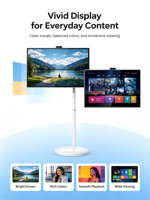 Layar Sentuh Interaktif Digital Signage TV Pintar 24 Inci 1080p Bestie Machine