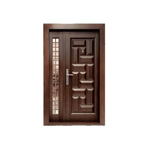 Porte de sécurité Sofia avec motif indien, anti-effraction, ouverture latérale, porte complète pour usage résidentiel - Product Image 5