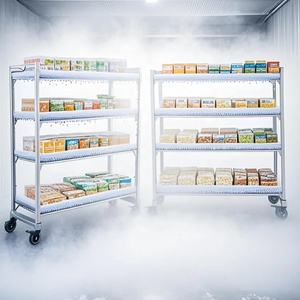 Étagères de stockage à froid antirouille en plastique à 5 couches de haute qualité pour la viande congelée et le rouleau de support réglable d'entrepôt formant la machine - Product Image 1