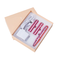 Machine à tatouer cosmétique professionnelle sans fil rechargeable en acier inoxydable pour sourcils et lèvres, microblading