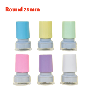 Matériel de fabrication de tampons flash ronds de 28 mm en gros, coque de <span class=keywords><strong>tampon</strong></span> de professeur à motif de dessin animé, <span class=keywords><strong>tampon</strong></span> de récompense pour enfants et d'encouragement pour les élèves - Product Image 1