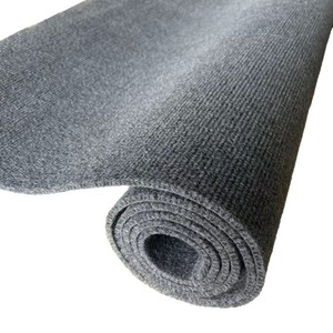 Moquette d'exposition en côtes avec revêtement en <span class=keywords><strong>film</strong></span>, rouleau <span class=keywords><strong>de</strong></span> moquette en polyester coloré pour événement - Product Image 1