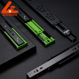 Tùy Chỉnh Kích Thước 3 Lần Nhiệm Vụ Nặng Nề Bóng Mang Ngăn Kéo Đường Sắt Tủ Bếp Thanh Trượt Ngăn Kéo Trượt Mềm Đóng Ngăn Kéo Kênh Trượt - Product Image 2