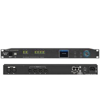 Processeur audio professionnel DSP480 en métal, 4 entrées 8 sorties, contrôleur de son numérique DSP pour stade, scène, salle de conférence