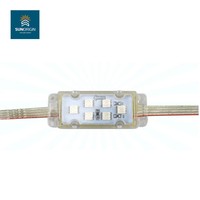 Luz Puntual LED SMD5050 RGBW DMX512 de 6 LED, IP68 Impermeable, Material de PC, DC24V, para Decoración de Edificios