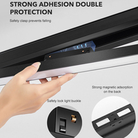 2 Dây 1M 1.5M 2 Dây Đường Ray Tuyến Tính Hoàn Chỉnh Lõm Trần Hệ Thống Chiếu Sáng Đèn Hút Từ Tính Cob