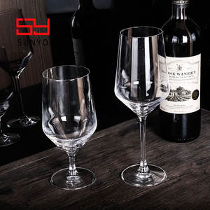Copa de Vino Tinto de Lujo Elegante de 315ml de Vidrio Sodocálcico con Tallo Largo para Bodas, Fiestas, Restaurantes y Bares - Cristalería Premium al por Mayor - Product Image 3