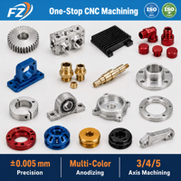 Services de fraisage CNC 5 axes sur mesure en aluminium et acier inoxydable de haute précision, fabrication de prototypes et de pièces mécaniques