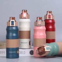 Marche militaire entraînement militaire ventilateur isolation Pot extérieur grande capacité pratique 304 acier inoxydable sport tasse à eau