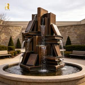<span class=keywords><strong>Fontana</strong></span> Scultorea Grande in Bronzo RELONG, <span class=keywords><strong>Fontana</strong></span> d'Acqua in Bronzo Fuso, Design <span class=keywords><strong>di</strong></span> Lusso Personalizzato per <span class=keywords><strong>Arte</strong></span> Commemorativa Pubblica Esterna - Product Image 2