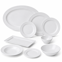 Assiettes en mélamine en gros, personnalisées et imprimées, pour la restauration hôtelière