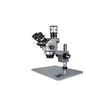 Wylie X-23 Trinocular Stereo Microscope HD Zoom Ajustable Cyclops Precision Focus Professional Microscope for Phone Maintainence