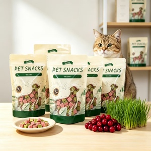 Alimento Liofilizado <span class=keywords><strong>para</strong></span> Perros y <span class=keywords><strong>Gatos</strong></span> con Arándanos y Hierbas, Salud <span class=keywords><strong>Gastrointestinal</strong></span>, Vitaminas <span class=keywords><strong>para</strong></span> el Pelo, Bolsa Personalizable, Snacks <span class=keywords><strong>para</strong></span> Mascotas - Product Image 1