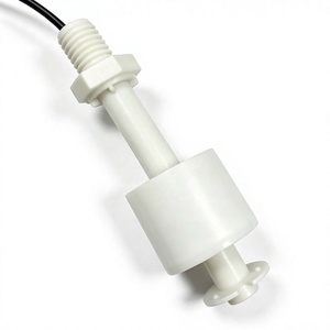 Capteur de niveau de liquide, interrupteur à flotteur en plastique blanc avec câble noir pour la détection de niveau élevé ou bas, refroidisseur d'air évaporatif - Product Image 1