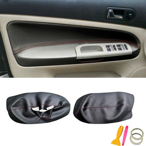 Volkswagen Passat B5 <b>Door</b> Panel Leather Front Microfiber Upgrade 1998-2005 Car Interior <b>Trim</b> Kit - Product Image 4