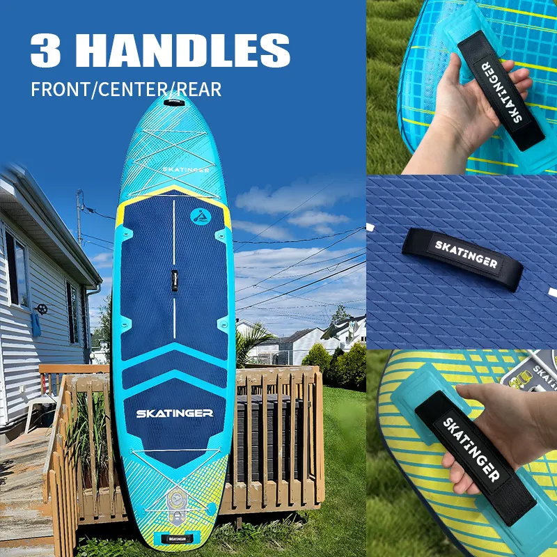 Skatinger Stand Up paddleboard logotipo personalizado inflable sup Eva surf All Round Paddle Board