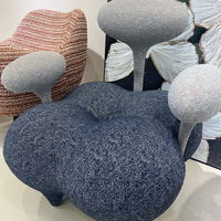 Fauteuil individuel créatif nordique, chaise ballon magique au design irrégulier élégant, fauteuil d'appoint pour chambre, fauteuil minimaliste