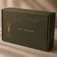Boîtes d'expédition en carton ondulé personnalisées, robustes et écologiques, avec pelliculage mat et impression offset pour l'expédition de diffuseurs de parfum en e-commerce