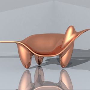 Nórdico artístico Irregular forma FRP solo respaldo tres patas <span class=keywords><strong>Nirvana</strong></span> silla personalizada moderna decoración del hogar asientos - Product Image 2